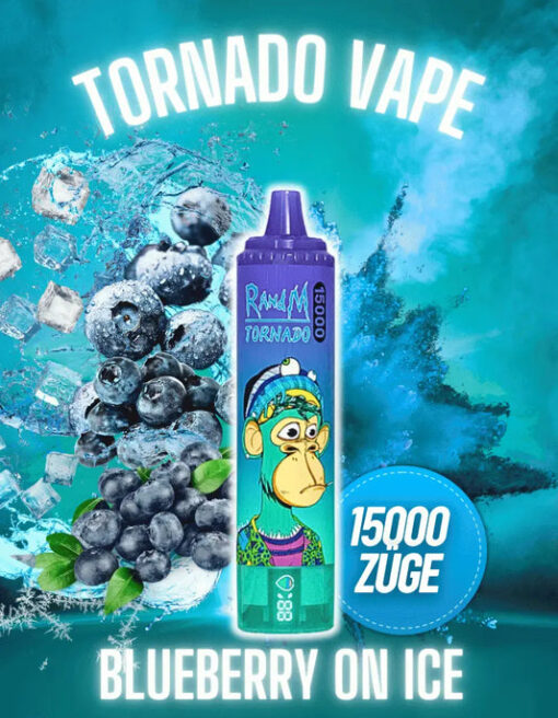 randm tornado 15000 Blueberry On Ice