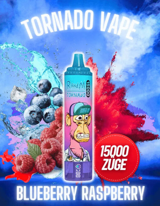 randm tornado 15000 Blueberry Raspberry