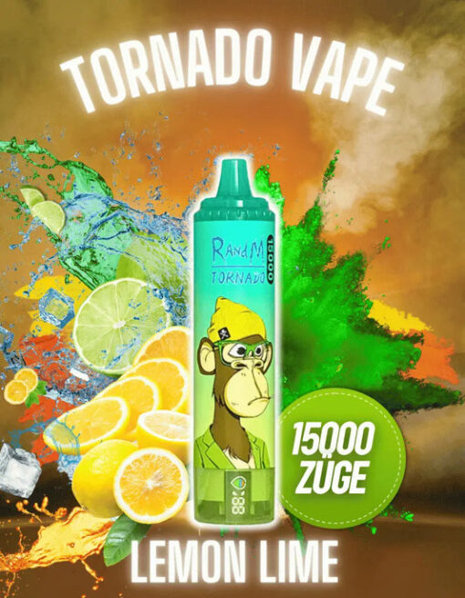 randm tornado 15000 Lemon & Lime
