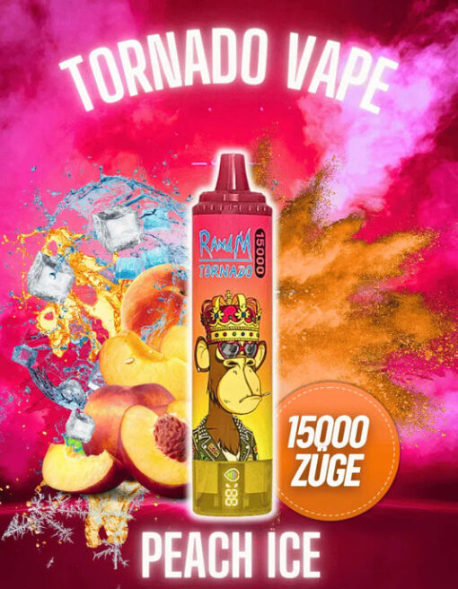 randm tornado 15000 Peach Ice