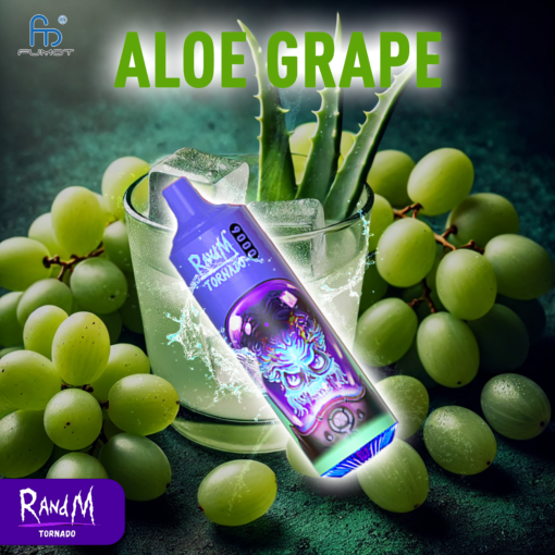 randm tornado 9000 Aloe Grape