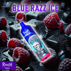 randm tornado 9000 Blue razz ice