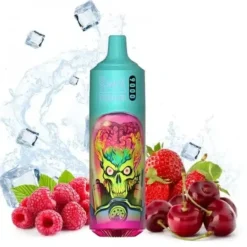 Strawberry raspberry cherry ice